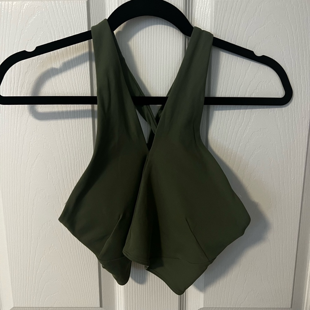 Brand new with tags lululemon nulu wrap front long line bra